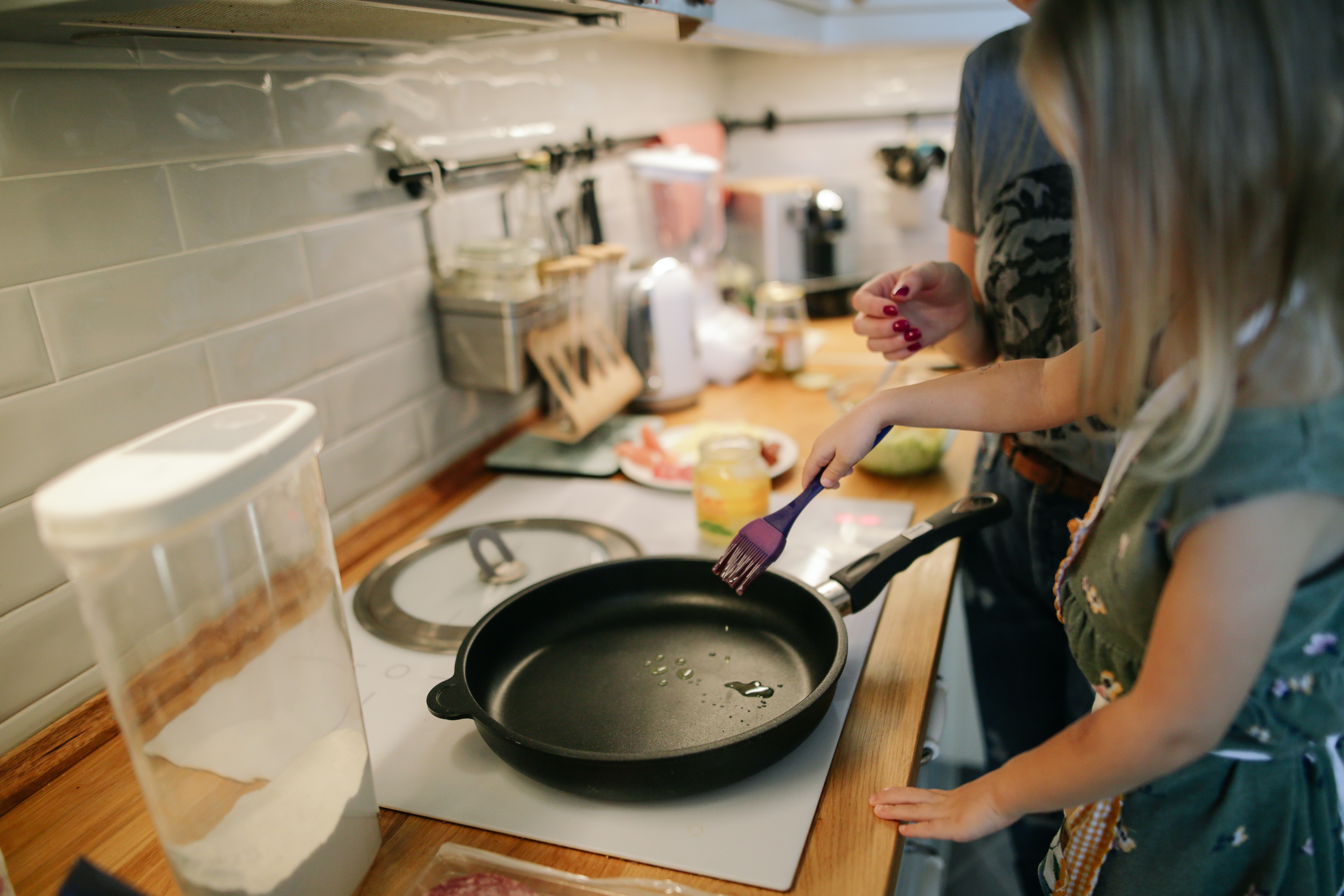 Young Girl Cooking